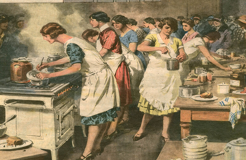 Friday March 2nd: Women in Kitchen