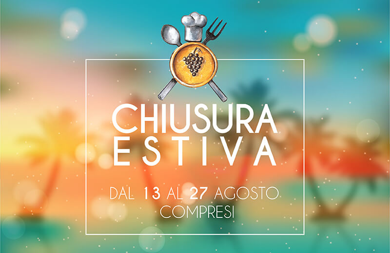 ::: Chiusura estiva :::